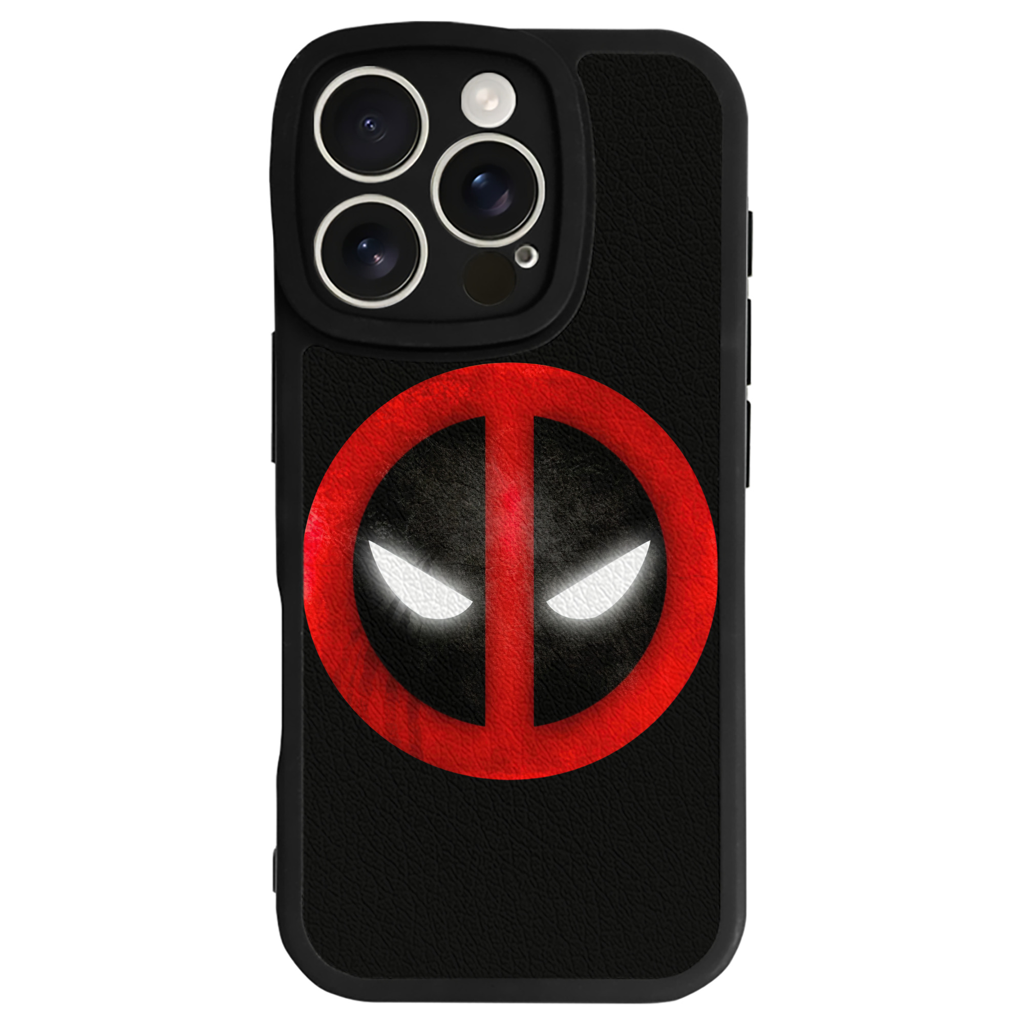 （画像用） Deadpool デッドプール 【iPhone 16シリーズ対応】シリコンスマホケース（レザー調） 材質：シリコン